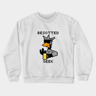 Robot Officer Black Crewneck Sweatshirt